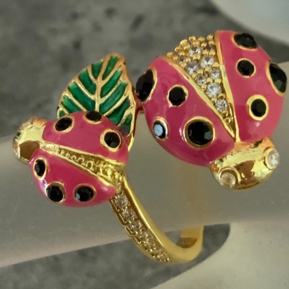 Final sale kate  spade LadyBug 🐞 unique Ring